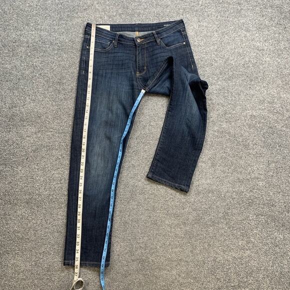Dish Jeans Womens 30 Performance Denim Straight And Narrow Mid Rise 5 Pocket - Picture 7 of 12
